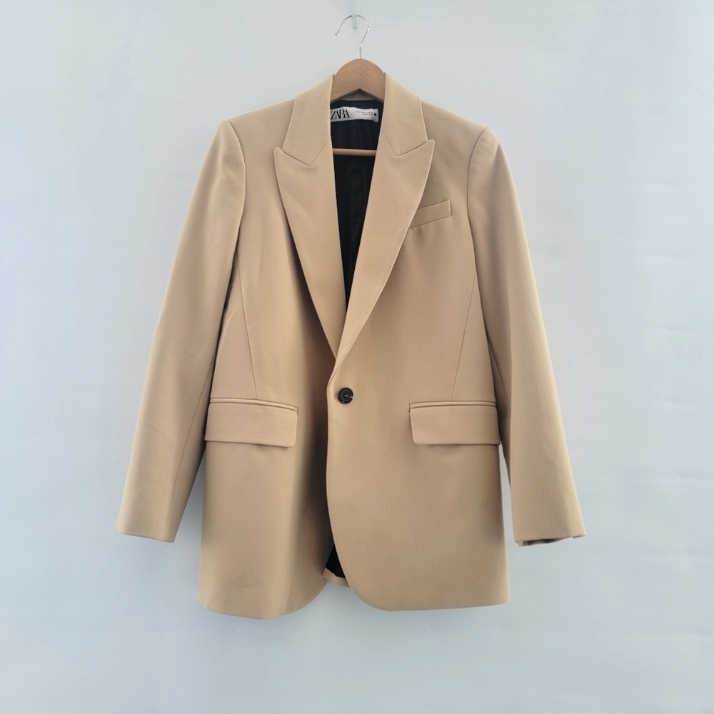 Zara Menswear Inspired Tailored Single Button Blazer Size XS Minimalist Academia - Picture 9 of 15